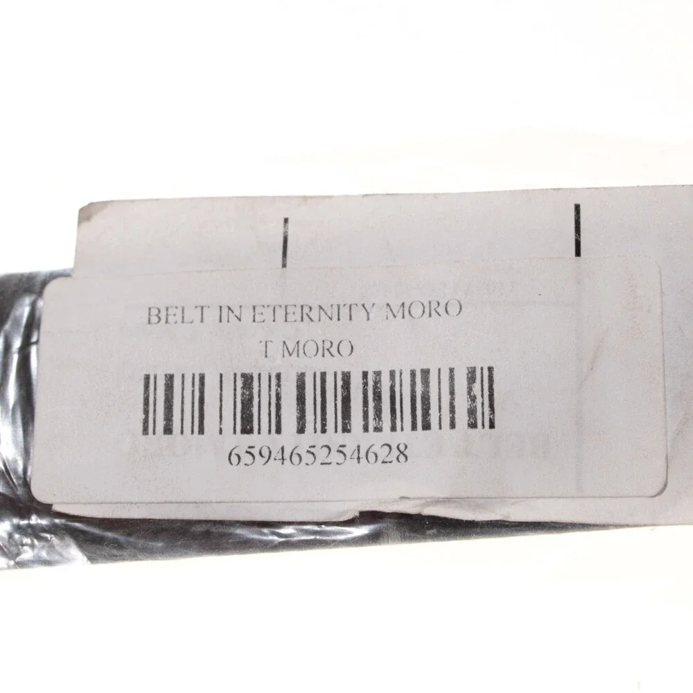 Di Bianco NWT Cut to Size Dress Belt In Solid Brown Leather One Size